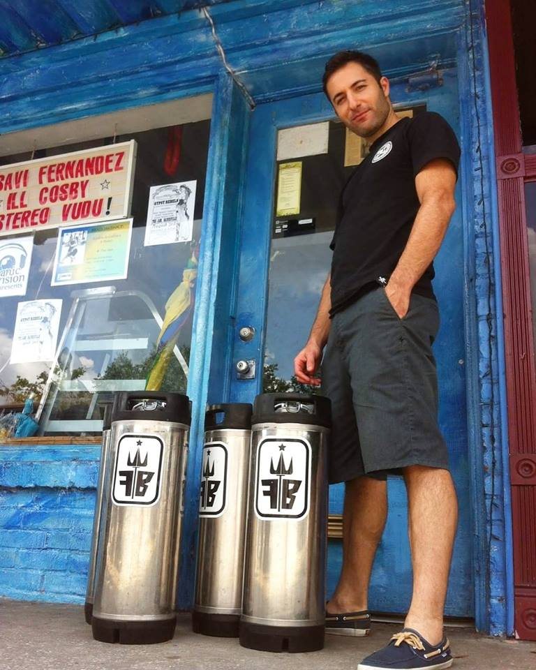 Rob, founder of Farm Boy Produce, outside the original brew shop